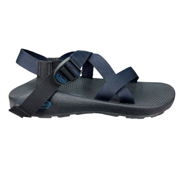 Chaco Men’s Z1 Classic Black Blue Strappy Hiking Trail Sandal Size US 13 - Picture 1 of 10
